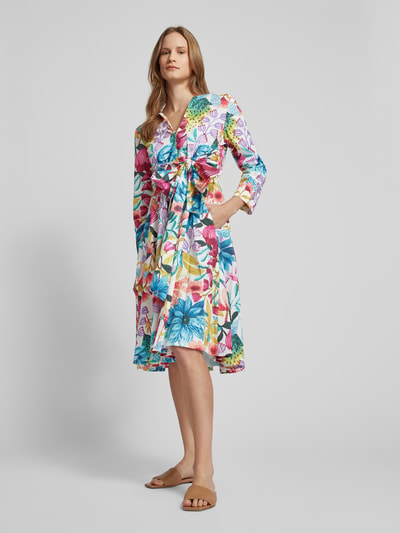 MAX&Co. Midikleid mit floralem Muster Hellrosa 1