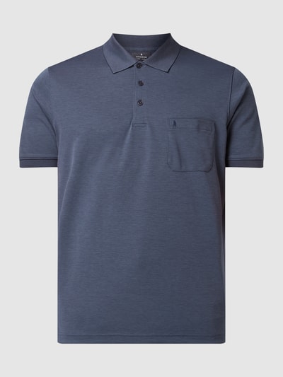 RAGMAN Poloshirt mit Brusttasche Rauchblau 2