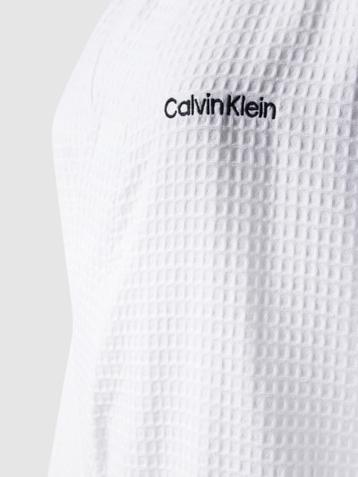 Calvin Klein Underwear Badjas met strikceintuur Wit - 2