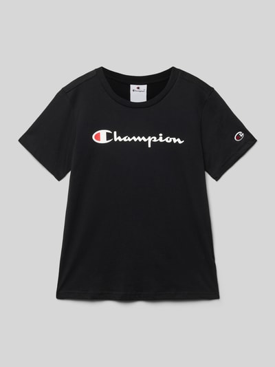 CHAMPION T-shirt met labelprint Zwart - 1
