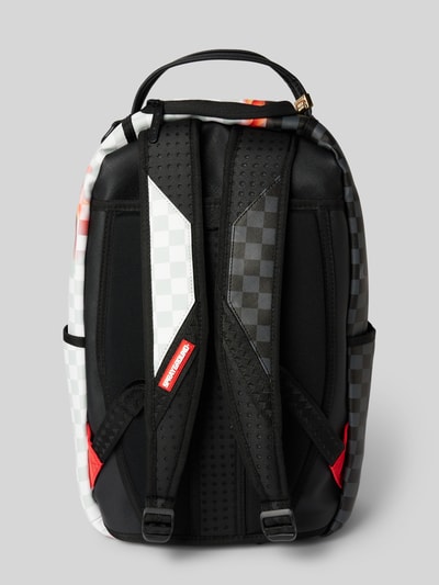 Sprayground Rucksack mit Label Badge Modell SPLIT FIRE anthrazit online kaufen