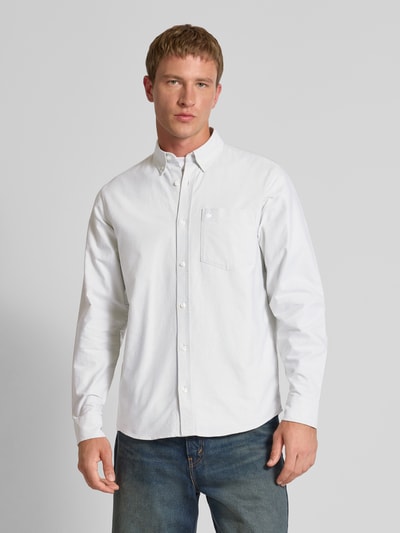 Carhartt Work In Progress Regular Fit Freizeithemd mit Button-Down-Kragen Hellgruen 4