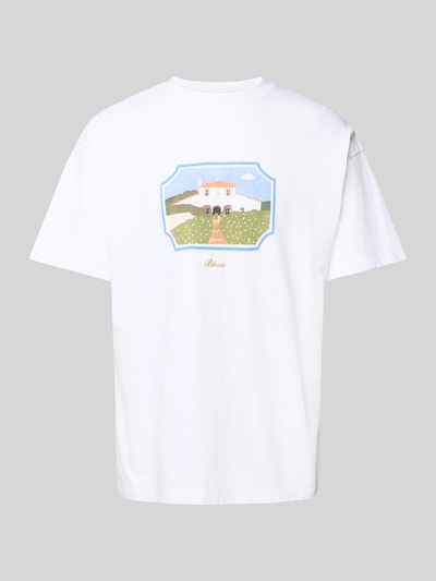 BLKVIS T-shirt met motiefprint, model 'DOMAINE' Wit - 2