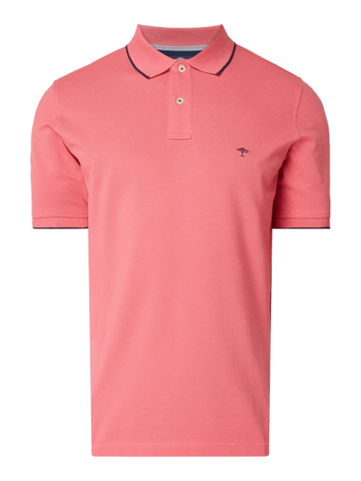 Fynch-Hatton Casual Fit Poloshirt mit Logo-Stickerei Rosa 2