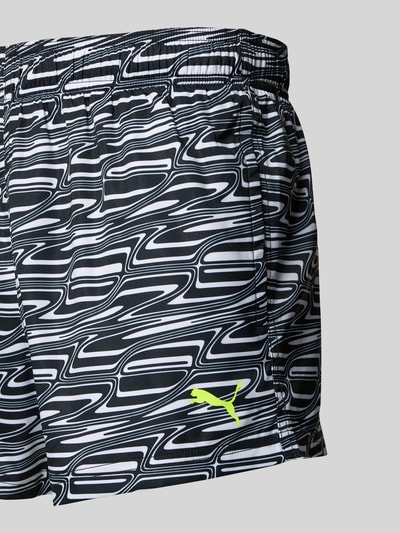 Puma Slim Fit Badeshorts mit Logo-Print Black 2