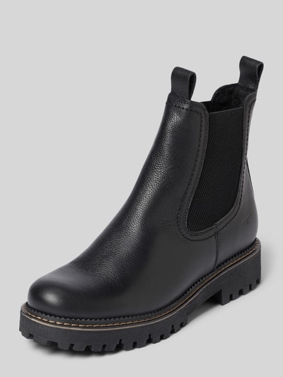 Tamaris Chelseas aus echtem Rindsleder Black 1