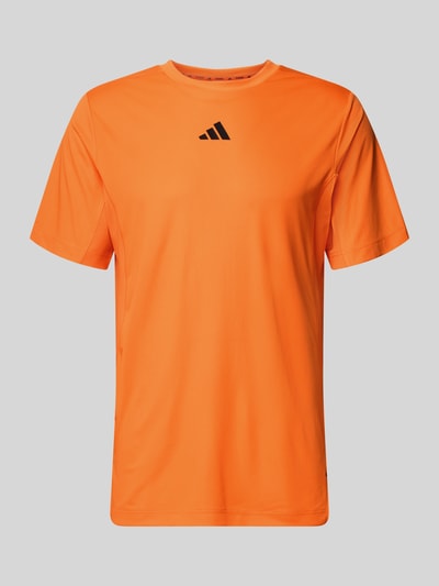 adidas Training Regular Fit Sport T-Shirt mit Label Print Orange 2