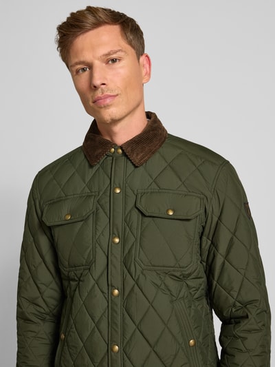 Polo Ralph Lauren Kurtka pikowana z kieszeniami na piersi Oliwkowy 3