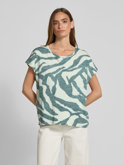 Tom Tailor Loose Fit T-Shirt aus reiner Baumwolle Mint 4