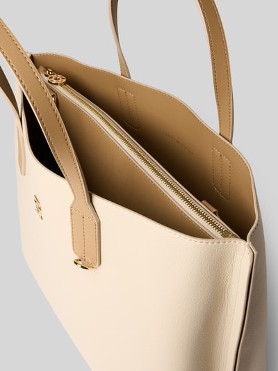 Tommy Hilfiger Torba na długim pasku z aplikacją z logo Écru 5