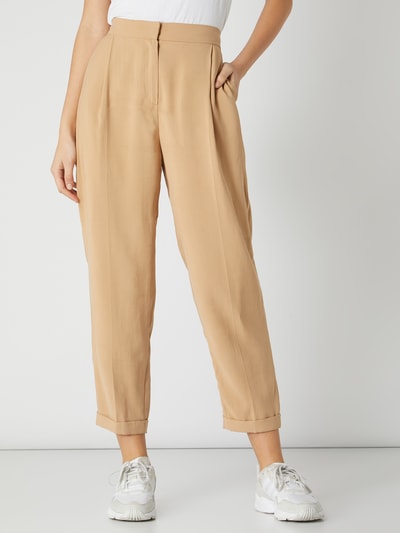 Jake*s Collection Bundfaltenhose mit elastischem Bund  Beige 4