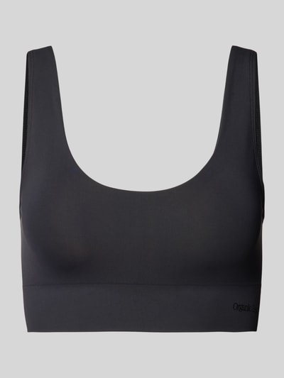 ORGANIC BASICS Bralette mit Label-Schriftzug Black 1