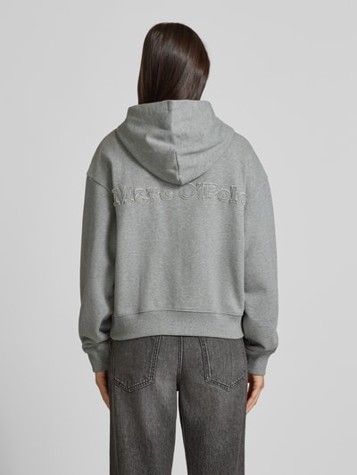 Marc O'Polo Relaxed fit sweatjack van puur katoen Middengrijs - 5