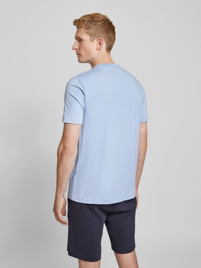 BOSS Green T-Shirt mit Label-Applikation Modell 'Tee' Hellblau 5