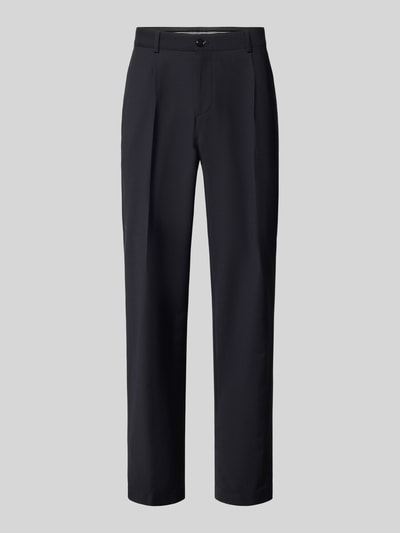 Produktfoto, spodnie Loose Fit Hose mit Bügelfalten Modell 'Lexter' von JOOP! kolekcja, mieszanka materiałów z dodatkiem wełny, krój loose fit, kanty, szerokość w rozmiarze 50: 46 cm, długość wewnętrzna nogawki w rozmiarze 50: 80 cm