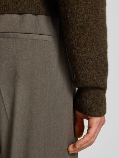 Filippa K Regular Fit Stoffhose mit Woll-Anteil Mittelbraun 3