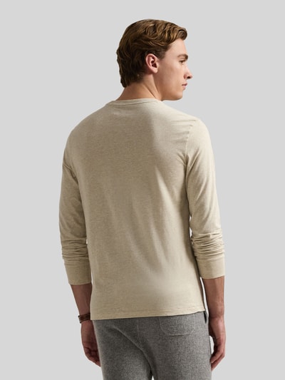 Polo Ralph Lauren Regular Fit Langarmshirt aus reiner Baumwolle Offwhite 5