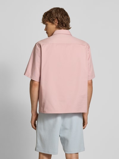 Hugo Blue Regular Fit Freizeithemd mit 1/2-Arm Modell 'Ekyno' Rosa 5