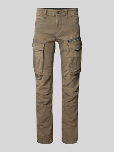 G-Star Raw Regular fit broek met cargozakken, model 'Rovic zip 3d' Zand - 2