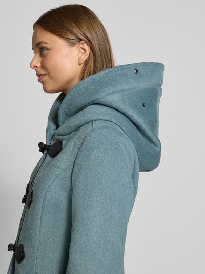 s.Oliver RED LABEL Slim Fit Dufflecoat mit Woll-Anteil Petrol 3