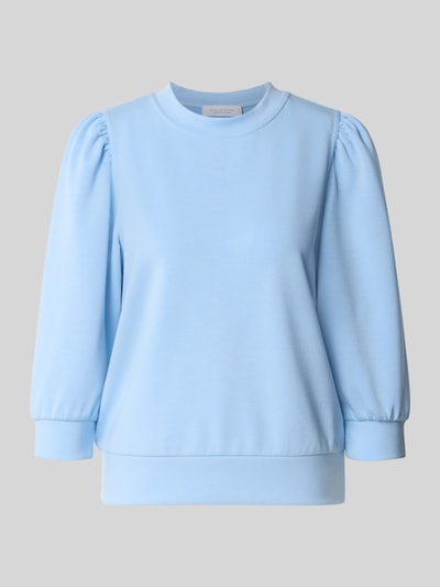 Produktfoto, Pullover aus modalmix von Rich & Royal in lichtblauw met losse pasvorm, elastische boordjes en 3/4-mouw, gladde textuur