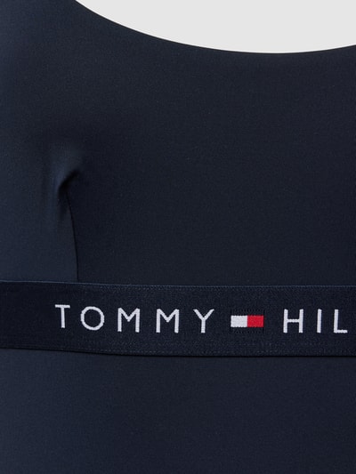 TOMMY HILFIGER Kostium kąpielowy z detalem z logo model ‘ONE PIECE’ Granatowy 2