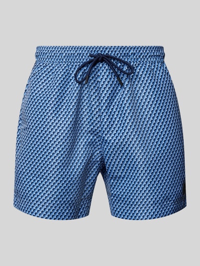 BOSS Badehose mit elastischem Bund Modell 'Vibe' Hellblau 1