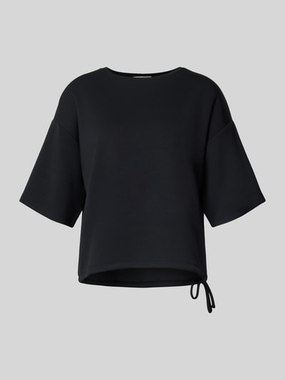 Christian Berg Woman Sweatshirt mit 1/2-Arm und Rundhalsausschnitt Black 2