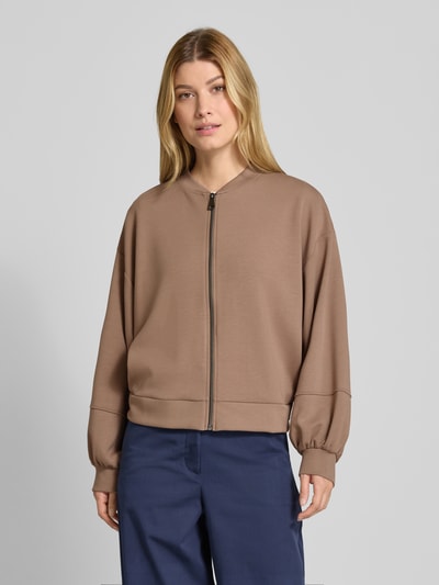 Brax Bluza rozpinana z zamkiem błyskawicznym model ‘BECKY’ Szarobrązowy 4