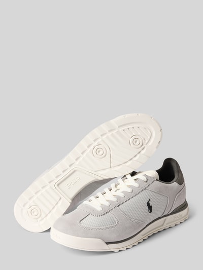 Polo Ralph Lauren Low Top Sneaker mit Logo Detail Mittelgrau 4