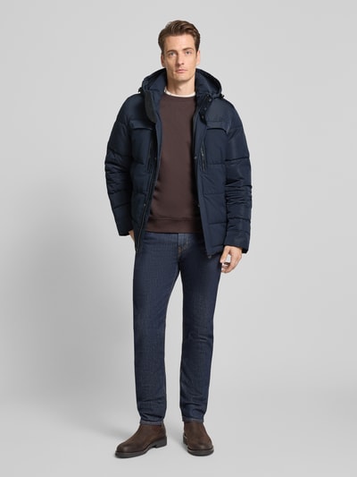 Lerros Pikowana kurtka z przedłużonym tyłem Ciemnoniebieski 1