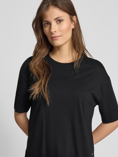 Windsor T-Shirt mit Label-Applikation Black 3