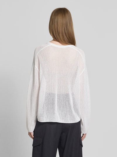 DRYKORN Strickpullover mit überschnittenen Schultern Modell 'MAIJA' Weiss 5