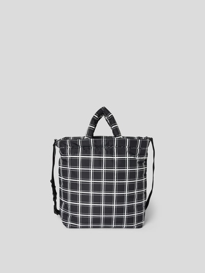 Marni Tote Bag mit Karomuster Black 4