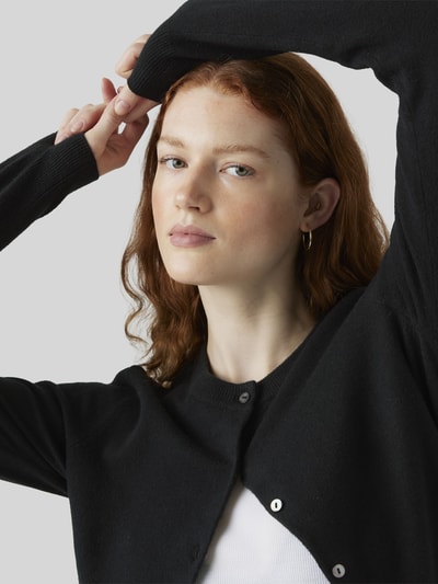 Levi's® Regular Fit Strickjacke aus Baumwoll-Mix Black 3