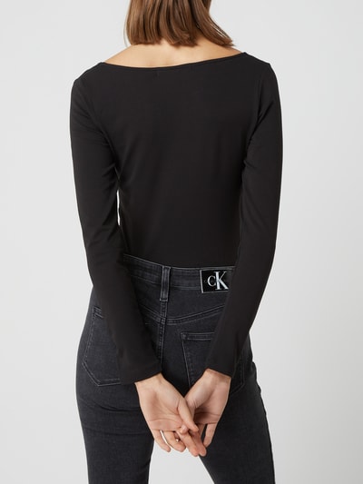 Calvin Klein Jeans Body met stretch  Zwart - 5