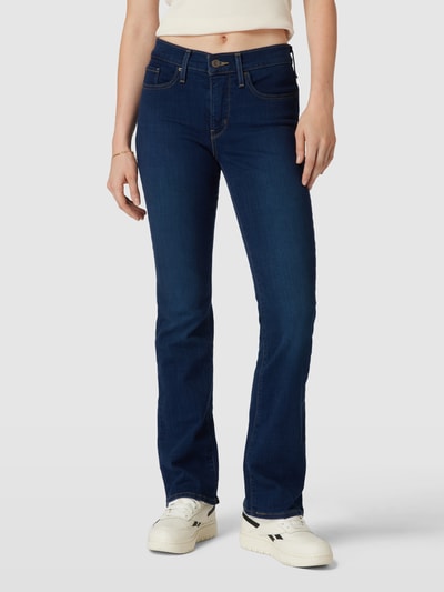 Levi's® 300 Bootcut jeans in 5-pocketmodel Donkerblauw - 4