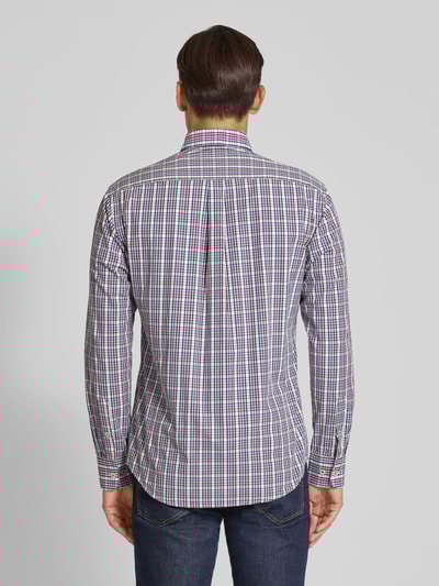 Fynch-Hatton Regular fit vrijetijdsoverhemd met button-downkraag Bordeaux - 5