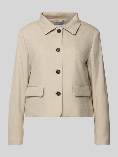 More & More Kurtka o kroju relaxed fit z dodatkiem wiskozy Szarobrązowy 2