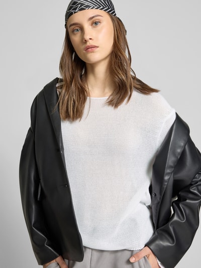 Juvia Sweatshirt mit Rundhalsausschnitt Weiss 3