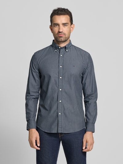 Tommy Hilfiger Regular Fit Freizeithemd aus reiner Baumwolle Black 4