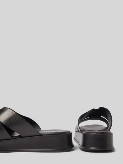 Tamaris Sandalette aus Leder mit Plateausohle Black 2