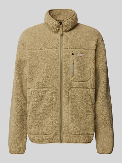 Dickies Sweatjacke mit Label-Detail Modell 'MOUNT HOPE' Khaki 2