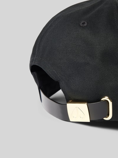 Moose Knuckles Basecap aus reiner Baumwolle Black 4