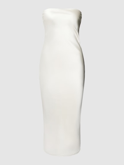 Gina Tricot Abendkleid mit Rückenschnürung Offwhite 2