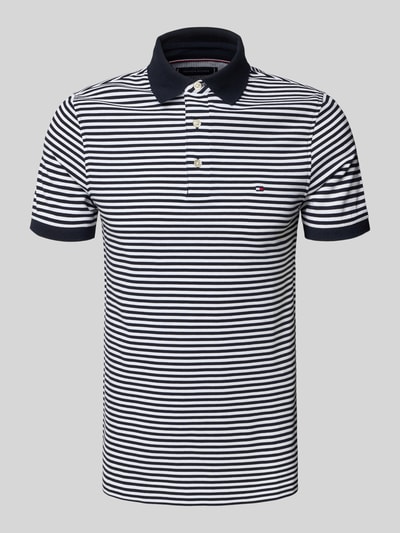 Tommy Hilfiger Slim Fit Poloshirt aus Baumwoll-Elasthan-Mix Marine 2