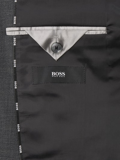 BOSS Regular Fit 2-Knopf-Sakko mit Stretch-Anteil Modell 'Jasper' Anthrazit 4