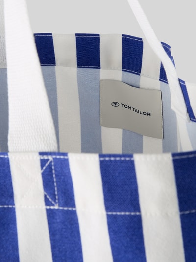 Tom Tailor Standtasche mit Schriftzug-Stitching Royal 3