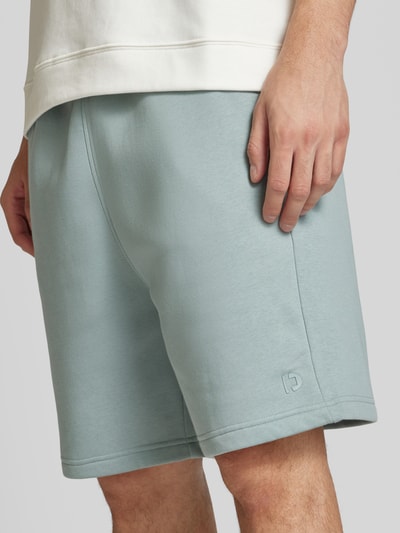 Tom Tailor Denim Relaxed Fit Sweatshorts aus Baumwoll-Mix im Jogger Style Hellblau 3