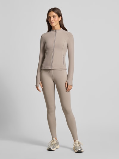 AIMN Trainingsjacke mit Zweiwege-Reißverschluss Sand 1